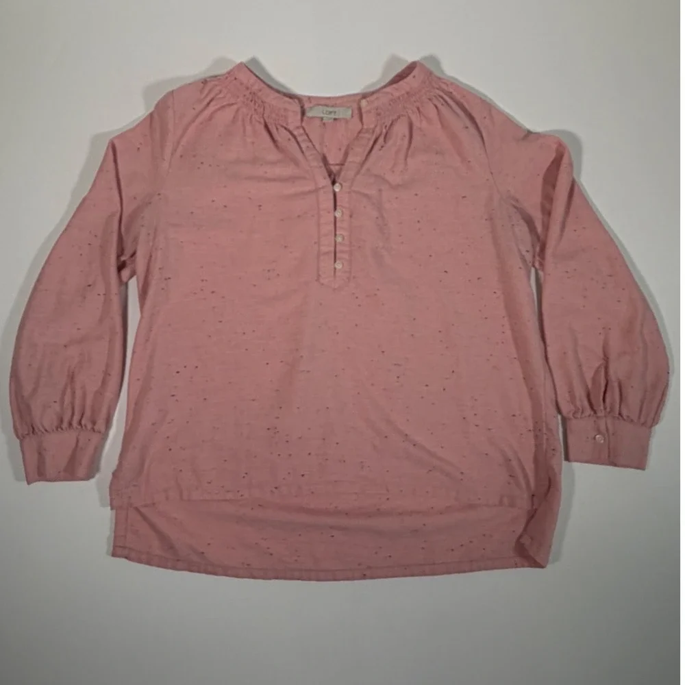 LOFT pink speckled